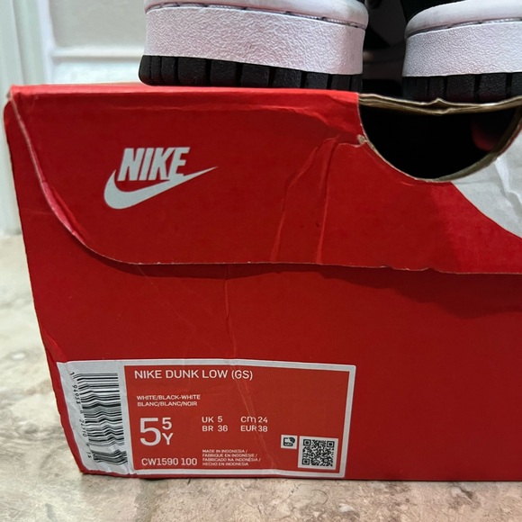 COPY - Nike Dunk Low GS 'Black White' (Pandas) - Picture 4 of 6